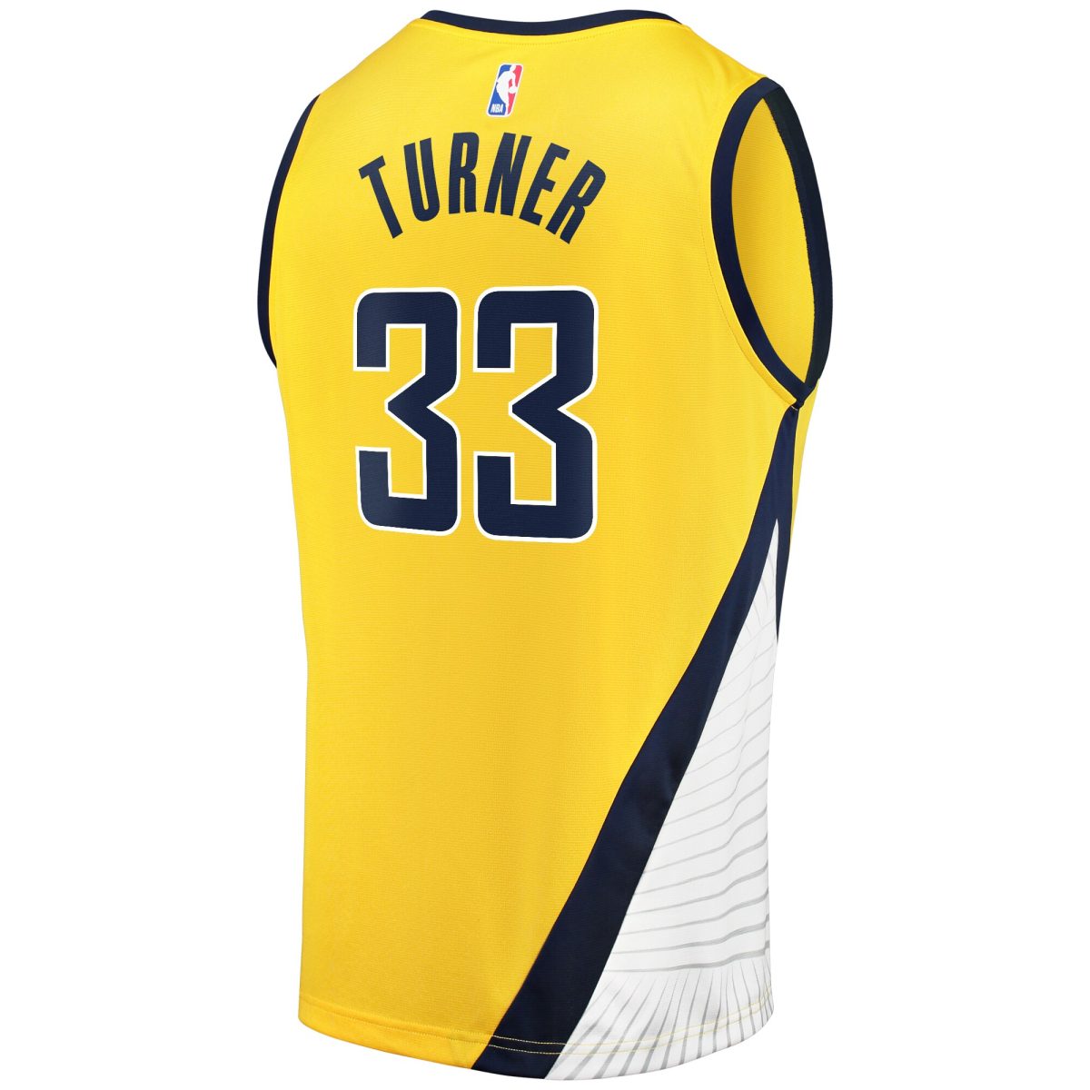 NBA men8217s indiana pacers myles turner fanatics gold fast break replica jersey – statement edition Collection - Official Jerseys & Hats | NBA Store
