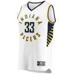 NBA men8217s indiana pacers myles turner fanatics white fast break replica jersey – association edition Collection - Official Jerseys & Hats | NBA Store