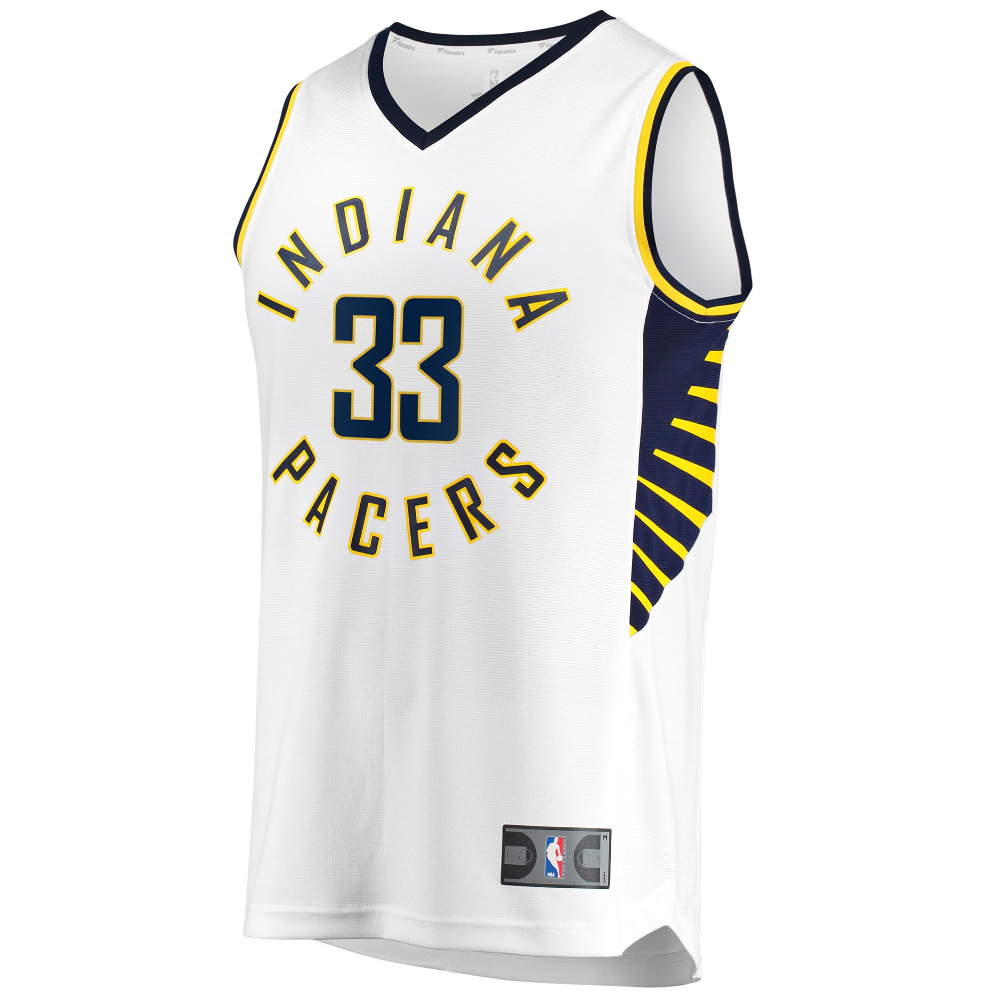 NBA men8217s indiana pacers myles turner fanatics white fast break replica jersey – association edition Collection - Official Jerseys & Hats | NBA Store