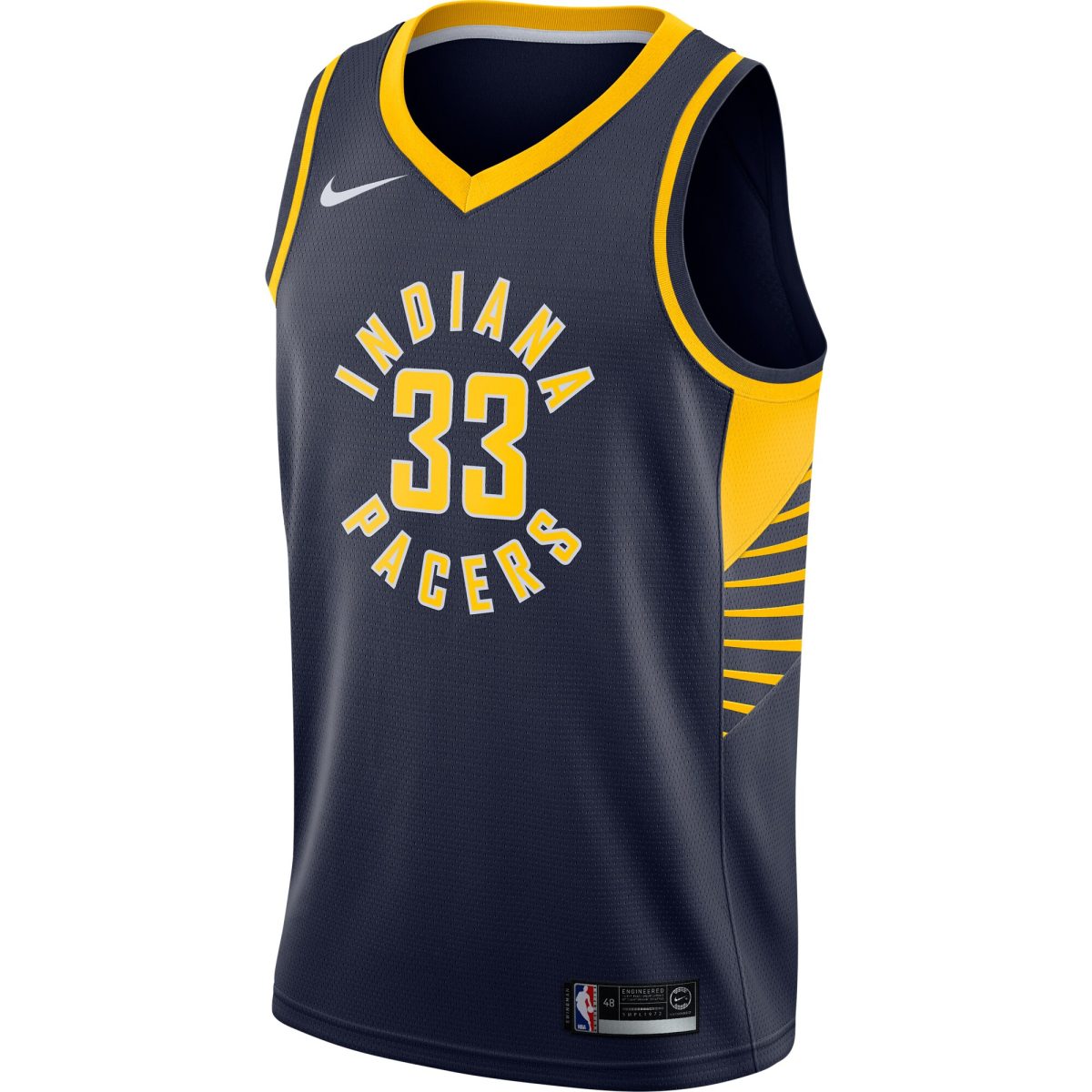 NBA men8217s indiana pacers myles turner nike navy swingman jersey – icon edition Collection - Official Jerseys & Hats | NBA Store