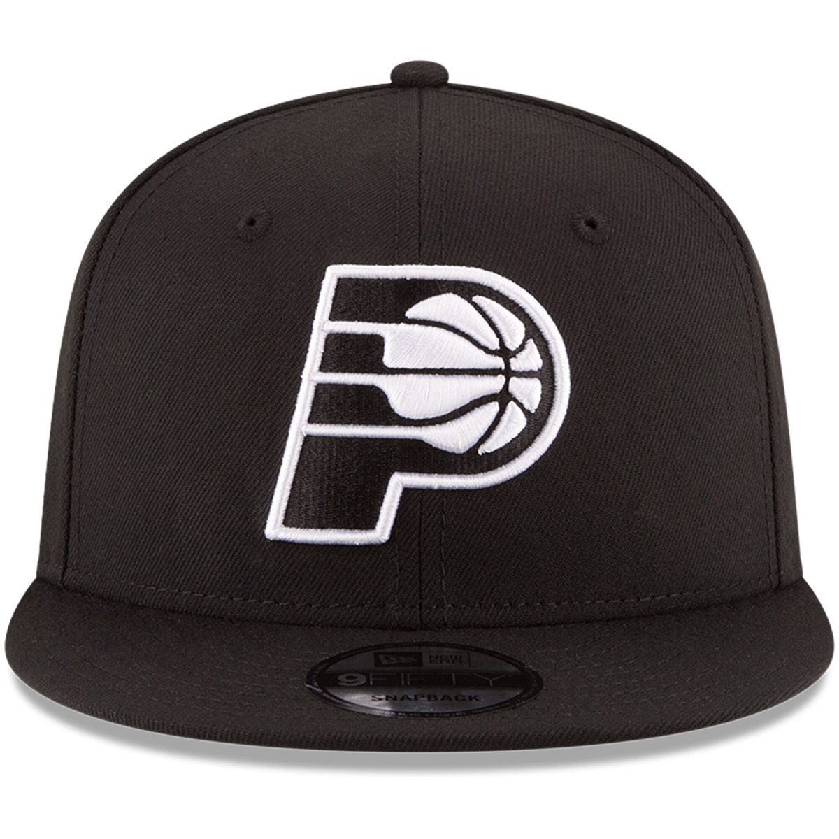 NBA men8217s indiana pacers new era black black amp white logo 9fifty adjustable snapback hat Collection - Official Jerseys & Hats | NBA Store