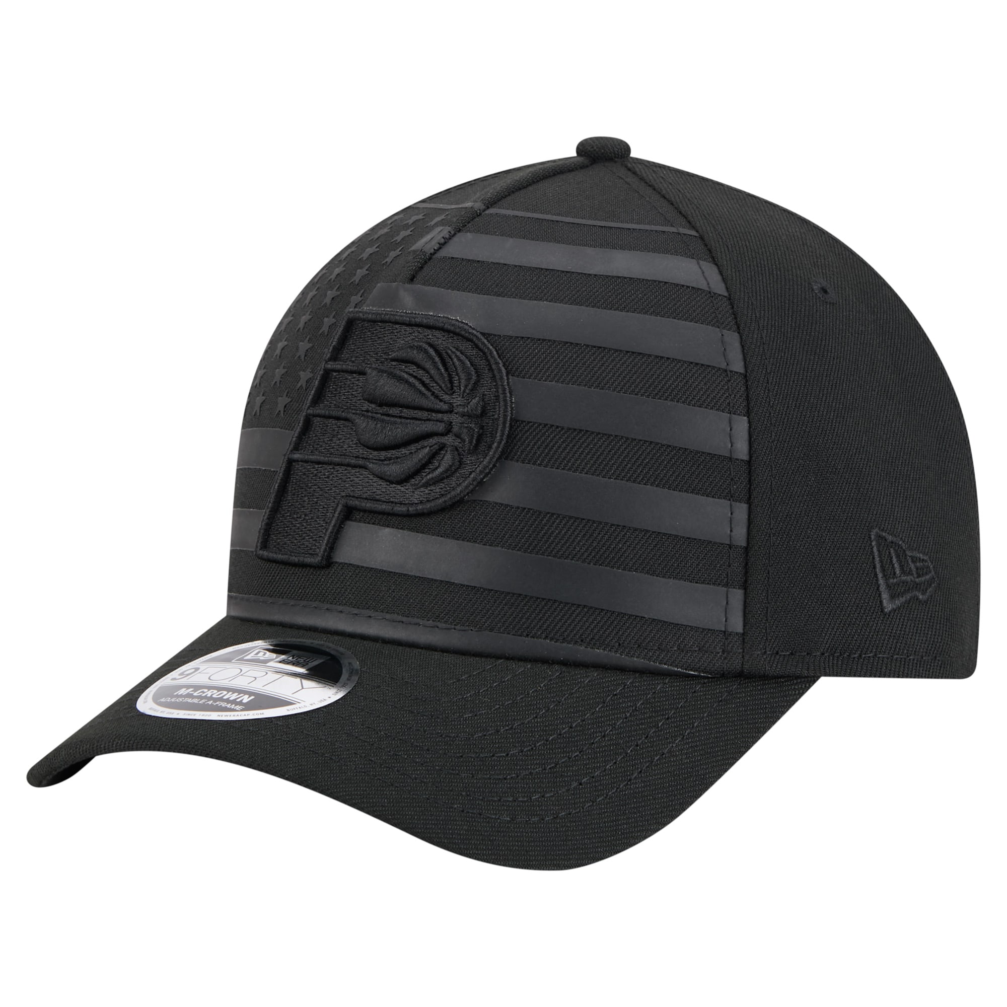 NBA men8217s indiana pacers new era black game day flag a-frame 9forty adjustable hat Collection - Official Jerseys & Hats | NBA Store