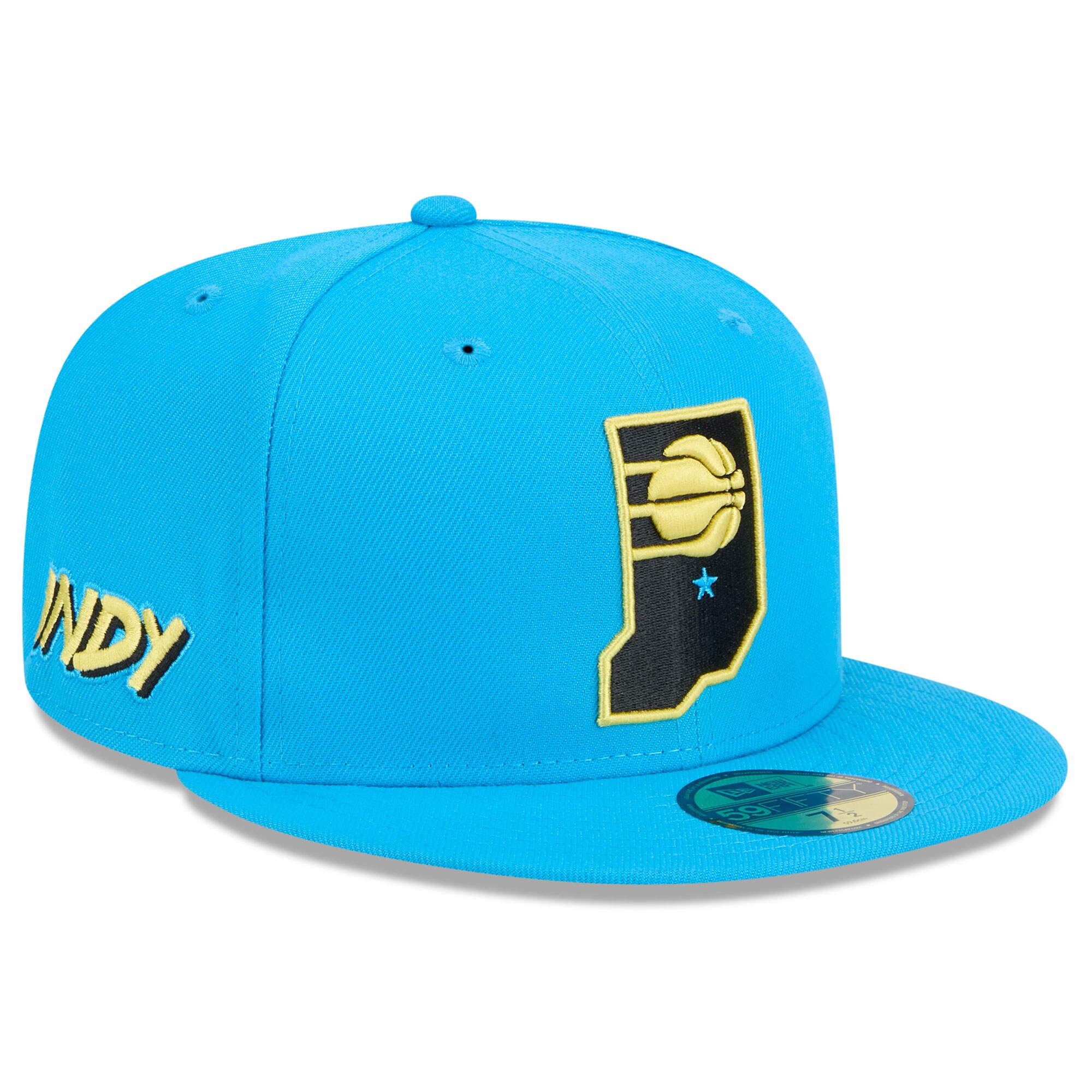 NBA men8217s indiana pacers new era blue 202425 city edition alternate 59fifty fitted hat Collection - Official Jerseys & Hats | NBA Store