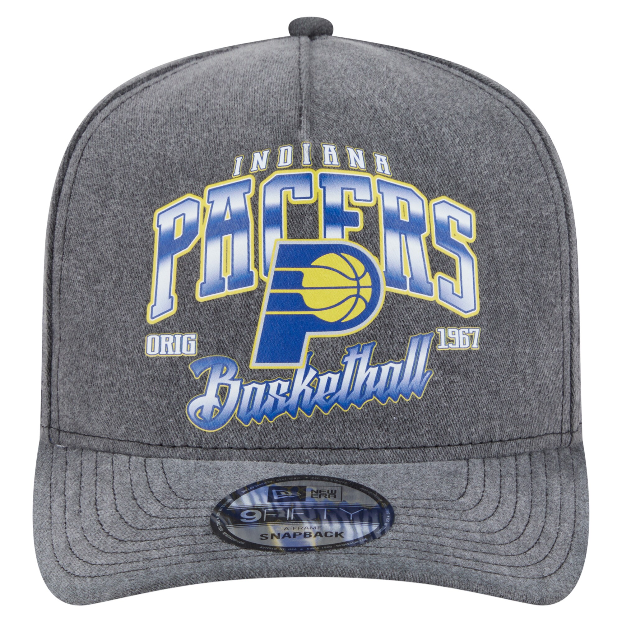 NBA men8217s indiana pacers new era charcoal throwback washed pre-curved 9fifty snapback hat Collection - Official Jerseys & Hats | NBA Store
