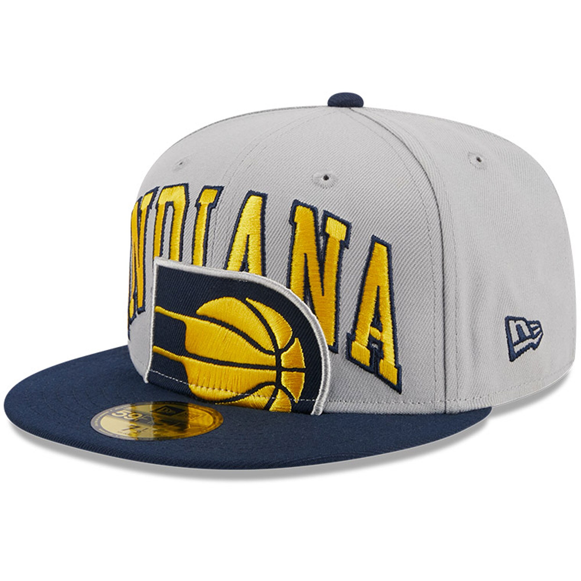 NBA men8217s indiana pacers new era graynavy tip-off two-tone 59fifty fitted hat Collection - Official Jerseys & Hats | NBA Store