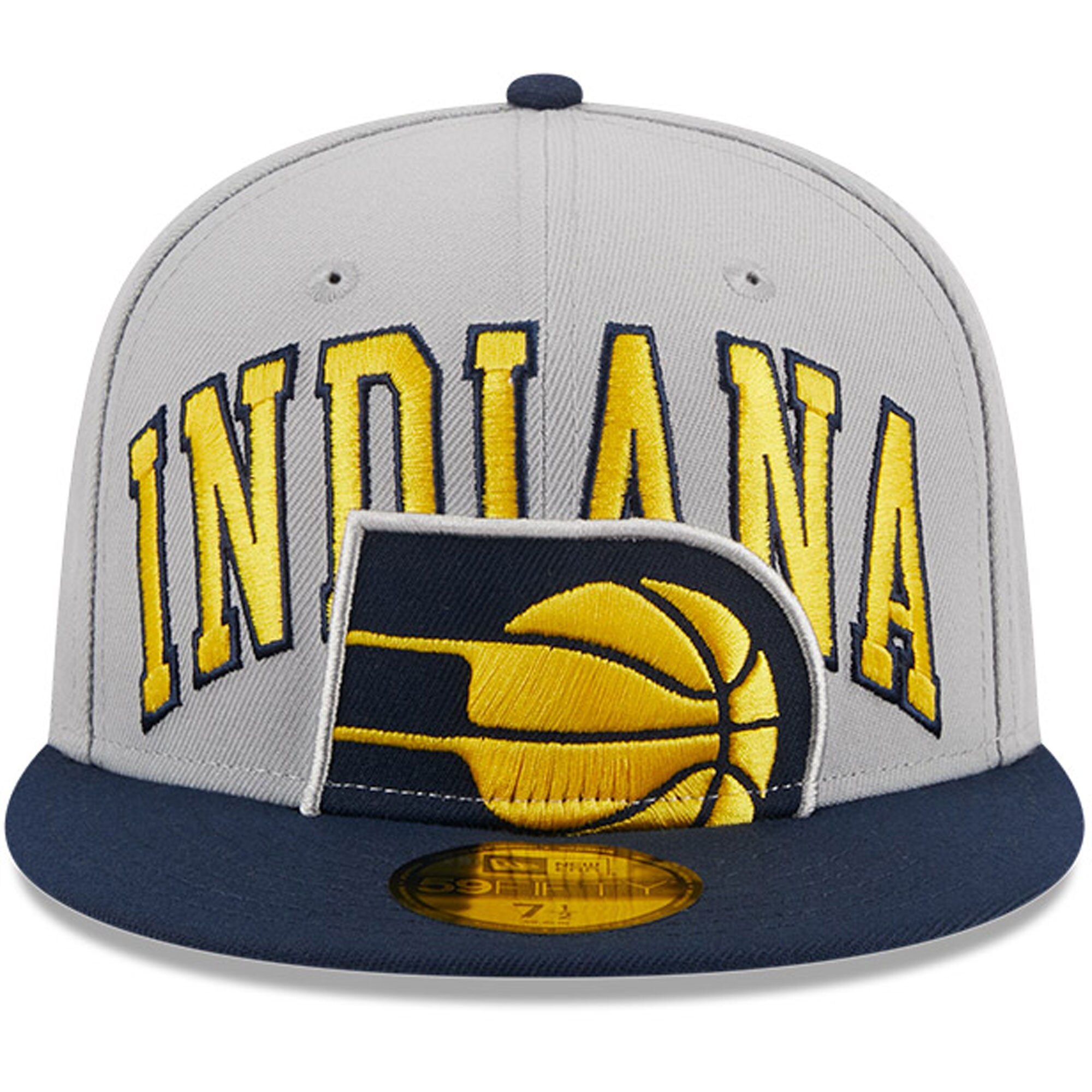 NBA men8217s indiana pacers new era graynavy tip-off two-tone 59fifty fitted hat Collection - Official Jerseys & Hats | NBA Store
