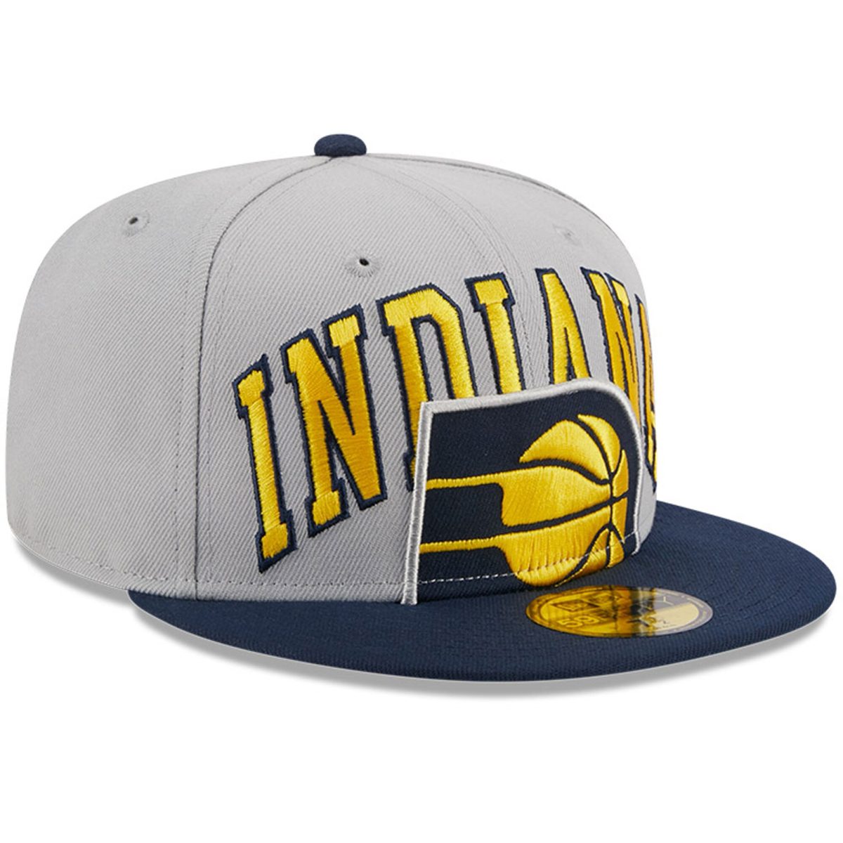 NBA men8217s indiana pacers new era graynavy tip-off two-tone 59fifty fitted hat Collection - Official Jerseys & Hats | NBA Store