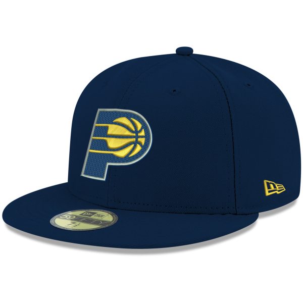 NBA men8217s indiana pacers new era navy official team color 59fifty fitted hat Collection - Official Jerseys & Hats | NBA Store
