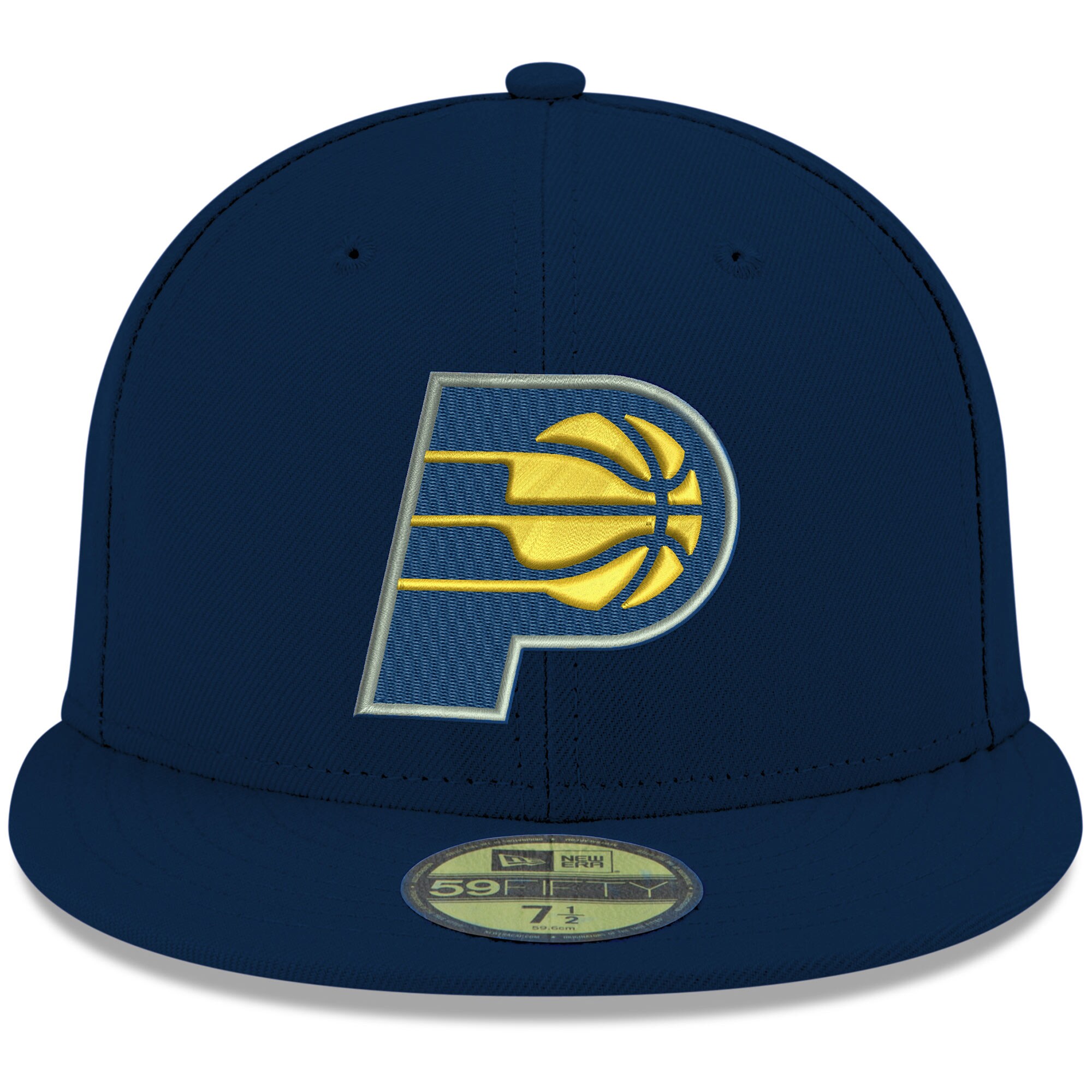 NBA men8217s indiana pacers new era navy official team color 59fifty fitted hat Collection - Official Jerseys & Hats | NBA Store