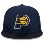 NBA men8217s indiana pacers new era navy rally drive checkerboard 59fifty crown fitted hat Collection - Official Jerseys & Hats | NBA Store