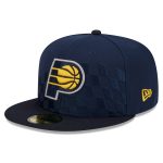 NBA men8217s indiana pacers new era navy rally drive checkerboard 59fifty crown fitted hat Collection - Official Jerseys & Hats | NBA Store