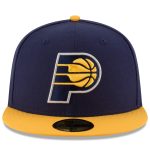 NBA men8217s indiana pacers new era navyyellow official team color 2tone 59fifty fitted hat Collection - Official Jerseys & Hats | NBA Store