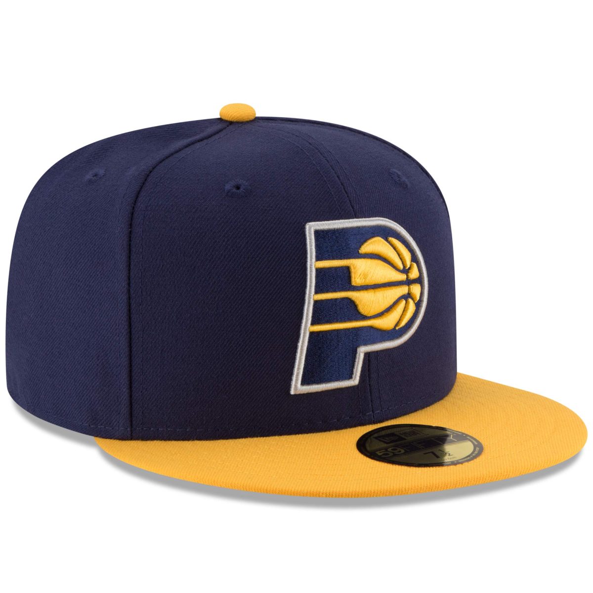 NBA men8217s indiana pacers new era navyyellow official team color 2tone 59fifty fitted hat Collection - Official Jerseys & Hats | NBA Store