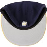 NBA men8217s indiana pacers new era navyyellow official team color 2tone 59fifty fitted hat Collection - Official Jerseys & Hats | NBA Store