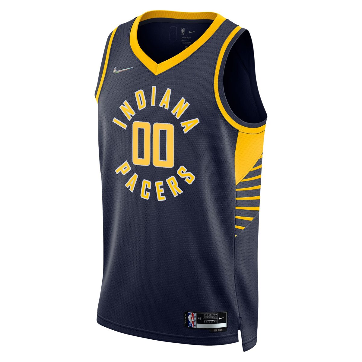 NBA men8217s indiana pacers nike navy 202122 diamond swingman custom jersey – icon edition Collection - Official Jerseys & Hats | NBA Store
