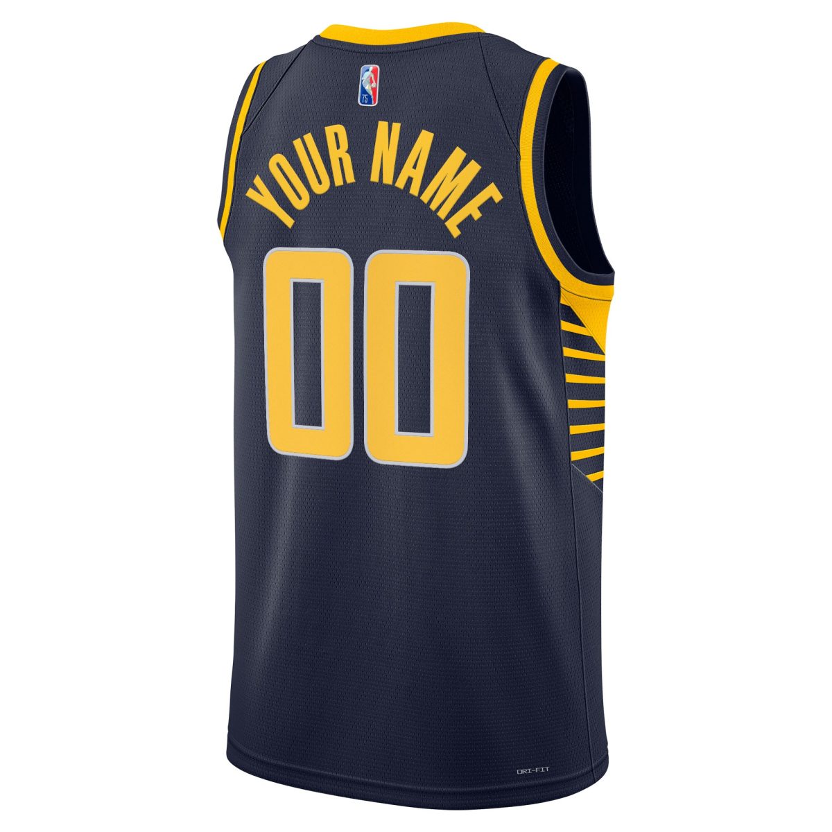 NBA men8217s indiana pacers nike navy 202122 diamond swingman custom jersey – icon edition Collection - Official Jerseys & Hats | NBA Store