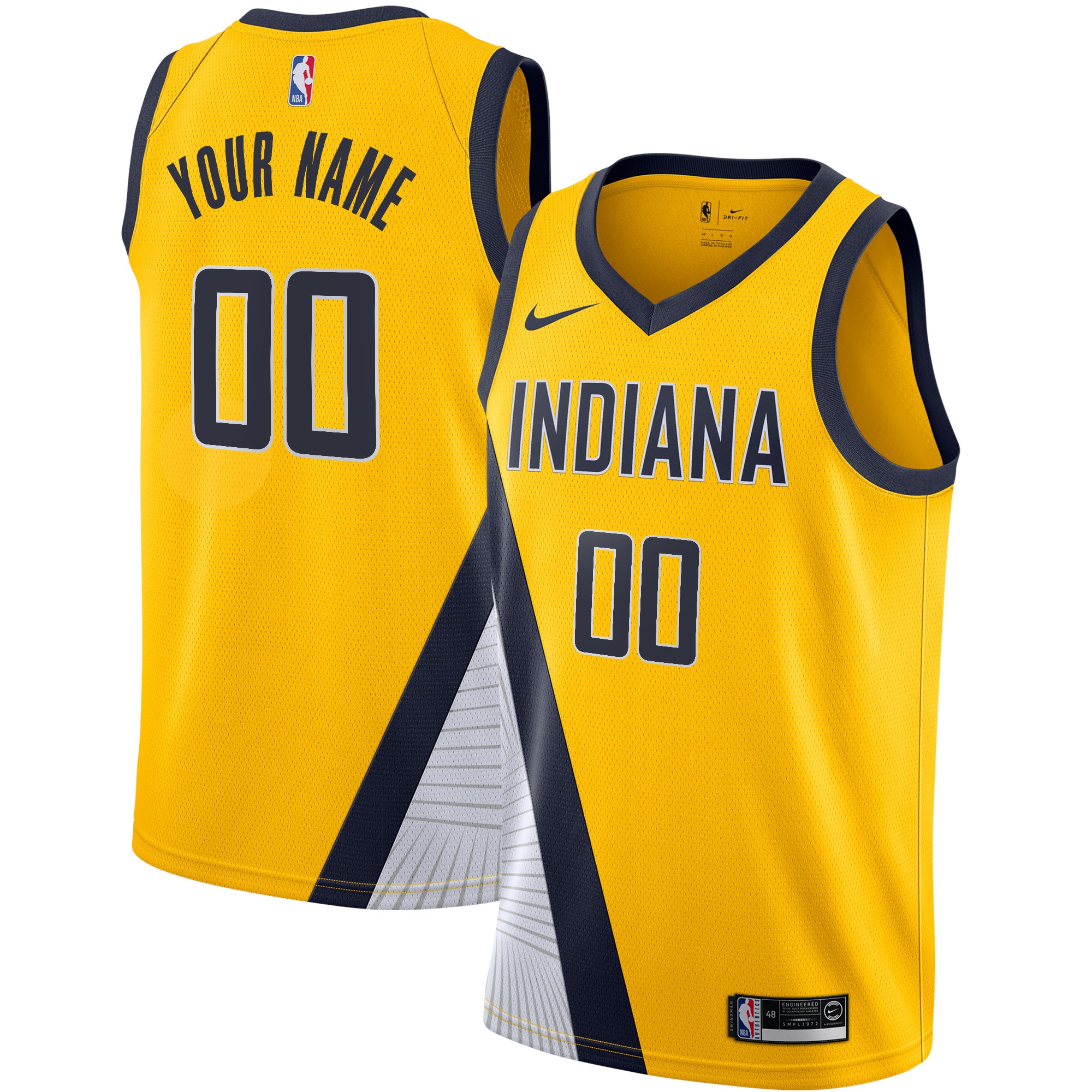 NBA men8217s indiana pacers nike yellow 201920 custom swingman jersey – statement edition Collection - Official Jerseys & Hats | NBA Store