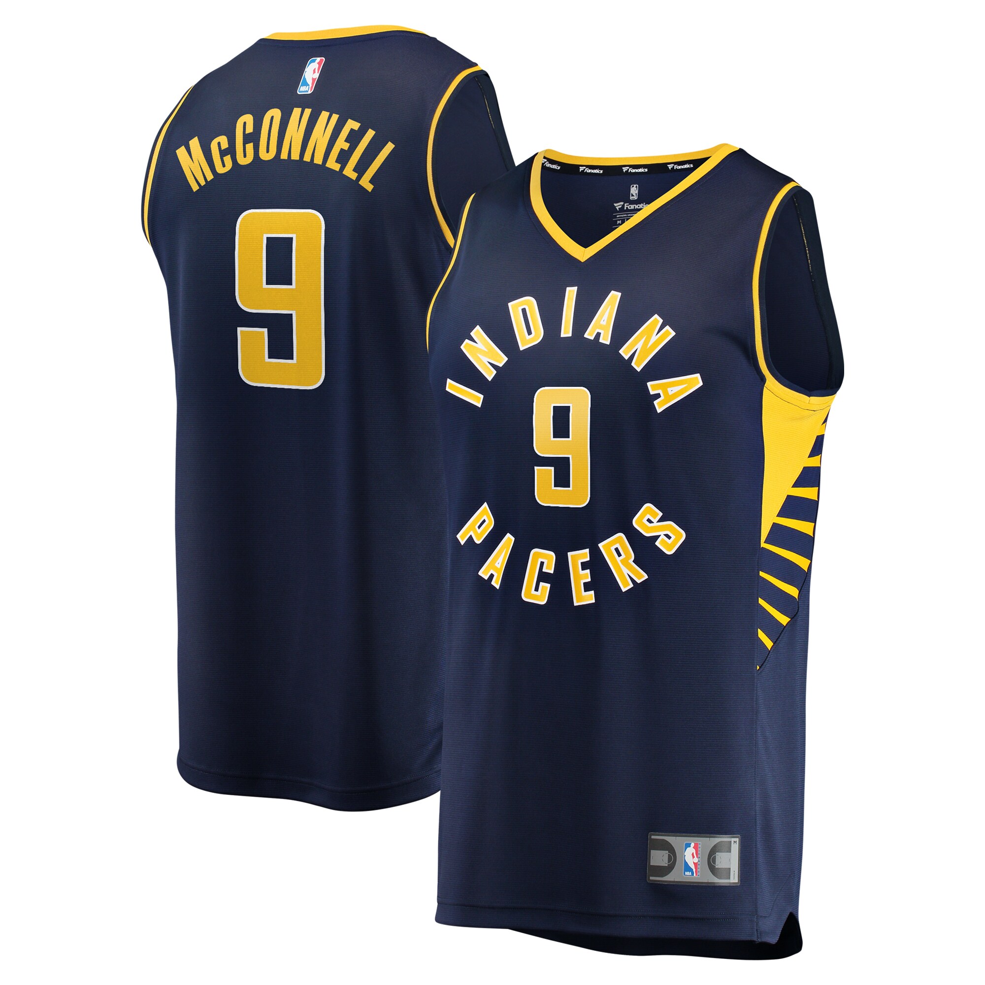 NBA men8217s indiana pacers t.j. mcconnell fanatics navy fast break player replica jersey – icon edition Collection - Official Jerseys & Hats | NBA Store