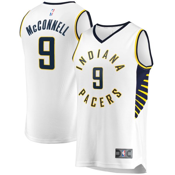 NBA men8217s indiana pacers t.j. mcconnell fanatics white fast break player replica jersey – association edition Collection - Official Jerseys & Hats | NBA Store