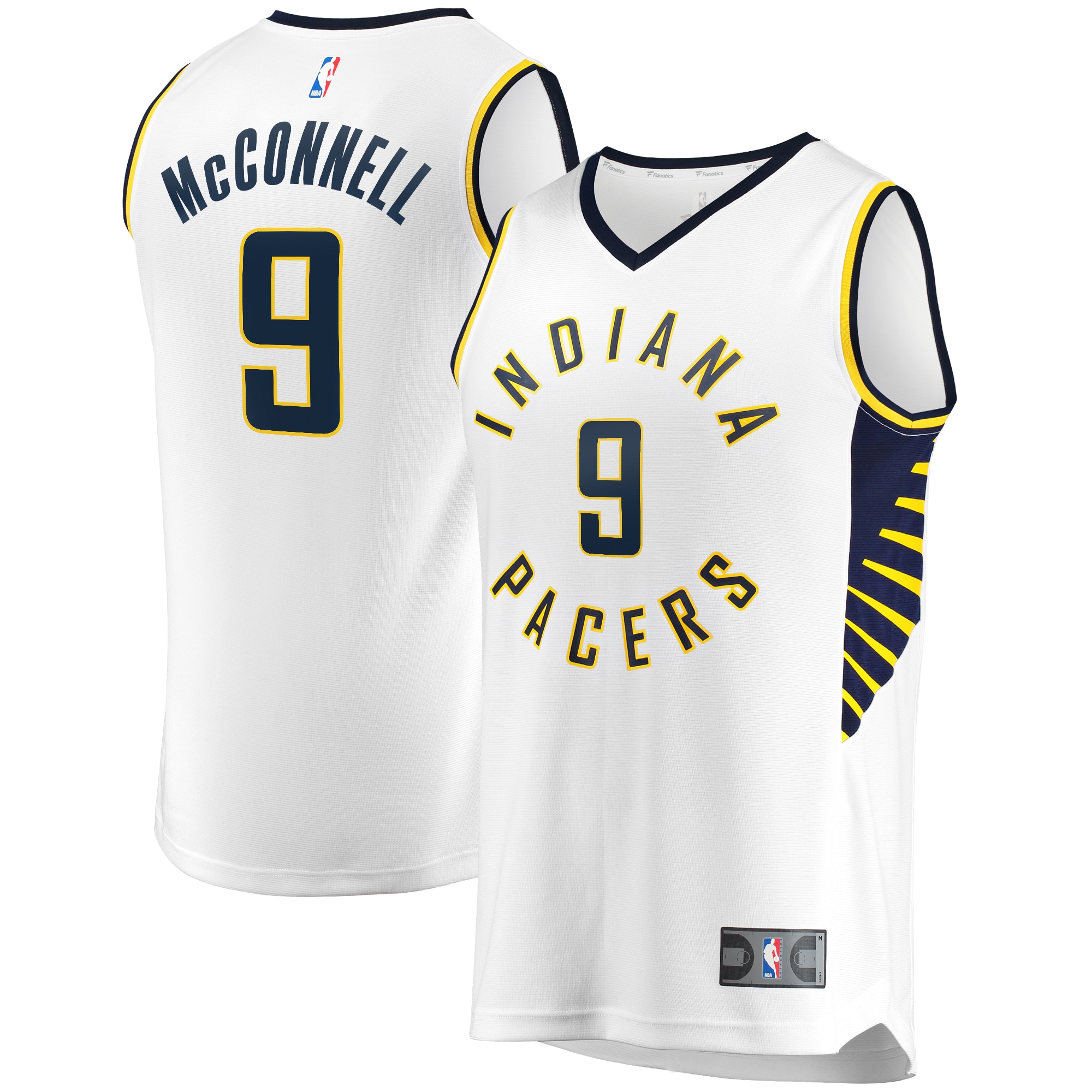 NBA men8217s indiana pacers t.j. mcconnell fanatics white fast break player replica jersey – association edition Collection - Official Jerseys & Hats | NBA Store