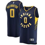 NBA men8217s indiana pacers tyrese haliburton fanatics navy 202122 fast break replica jersey – icon edition Collection - Official Jerseys & Hats | NBA Store