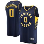 NBA men8217s indiana pacers tyrese haliburton fanatics navy fast break replica jersey – icon edition Collection - Official Jerseys & Hats | NBA Store
