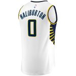 NBA men8217s indiana pacers tyrese haliburton fanatics white fast break replica jersey – association edition Collection - Official Jerseys & Hats | NBA Store