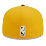 NBA men8217s new york knicks new era yellowred fall leaves 2-tone 59fifty fitted hat Collection - Official Jerseys & Hats | NBA Store