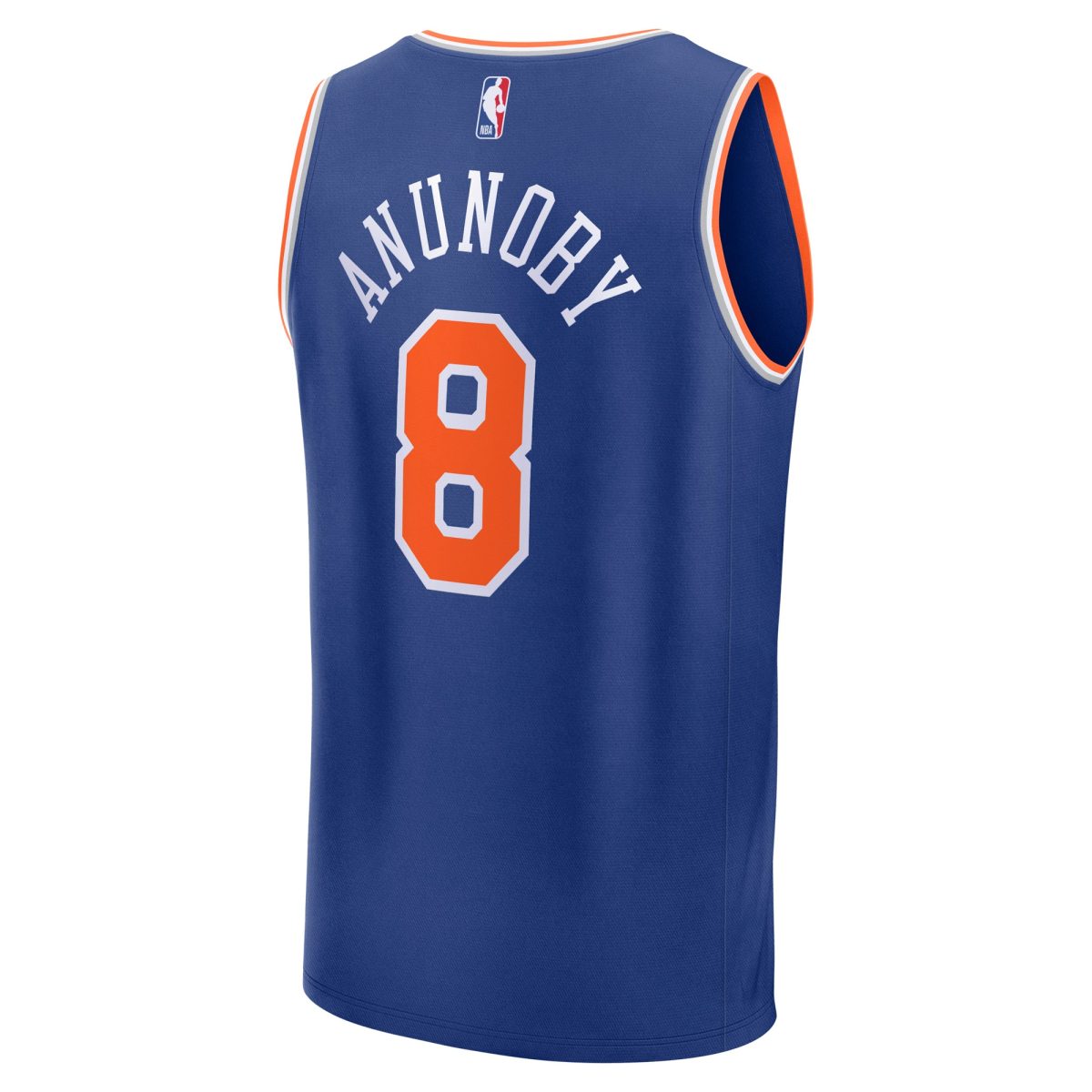 NBA men8217s new york knicks og anunoby fanatics blue fast break replica player jersey – icon edition Collection - Official Jerseys & Hats | NBA Store