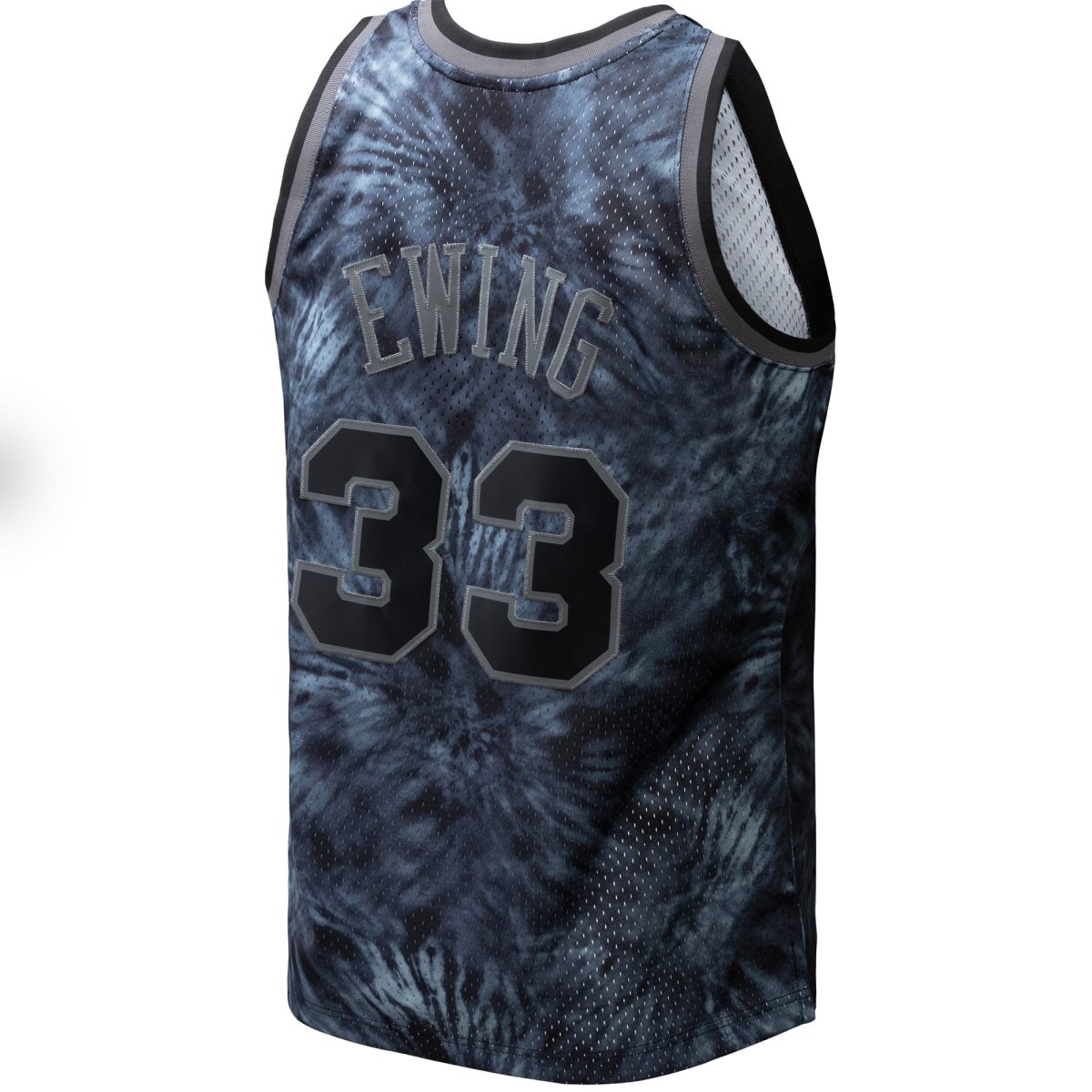 NBA men8217s new york knicks patrick ewing mitchell amp ness black hardwood classics 199192 tie-dye swingman jersey Collection - Official Jerseys & Hats | NBA Store