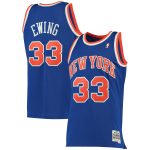 NBA men8217s new york knicks patrick ewing mitchell amp ness blue 199192 big amp tall hardwood classics swingman jersey Collection - Official Jerseys & Hats | NBA Store