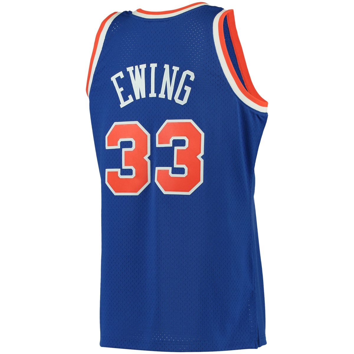 NBA men8217s new york knicks patrick ewing mitchell amp ness blue 199192 big amp tall hardwood classics swingman jersey Collection - Official Jerseys & Hats | NBA Store