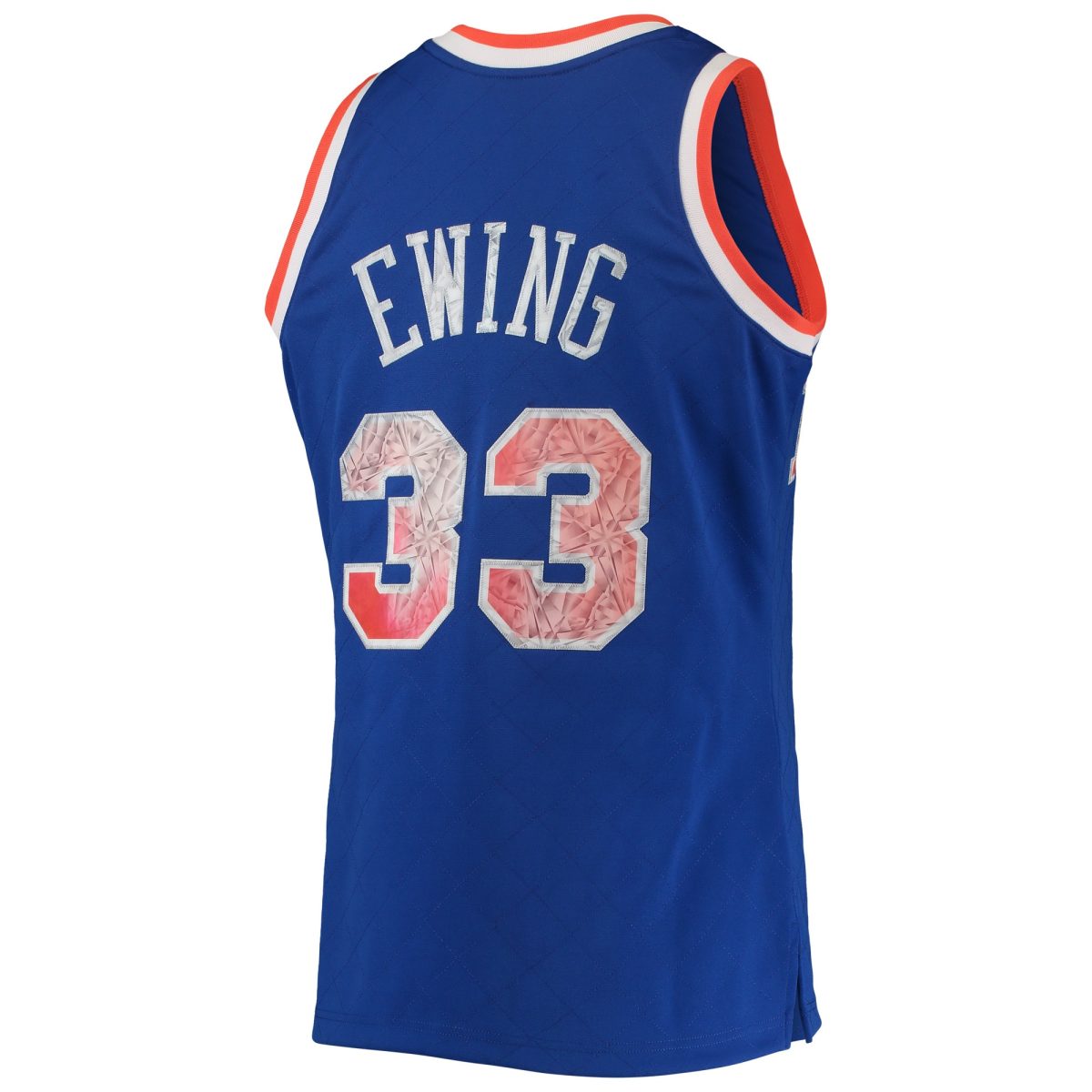 NBA men8217s new york knicks patrick ewing mitchell amp ness blue 199192 hardwood classics nba 75th anniversary diamond swingman jersey Collection - Official Jerseys & Hats | NBA Store