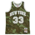NBA men8217s new york knicks patrick ewing mitchell amp ness camo hardwood classics 199192 ghost green swingman jersey Collection - Official Jerseys & Hats | NBA Store