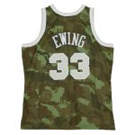 NBA men8217s new york knicks patrick ewing mitchell amp ness camo hardwood classics 199192 ghost green swingman jersey Collection - Official Jerseys & Hats | NBA Store