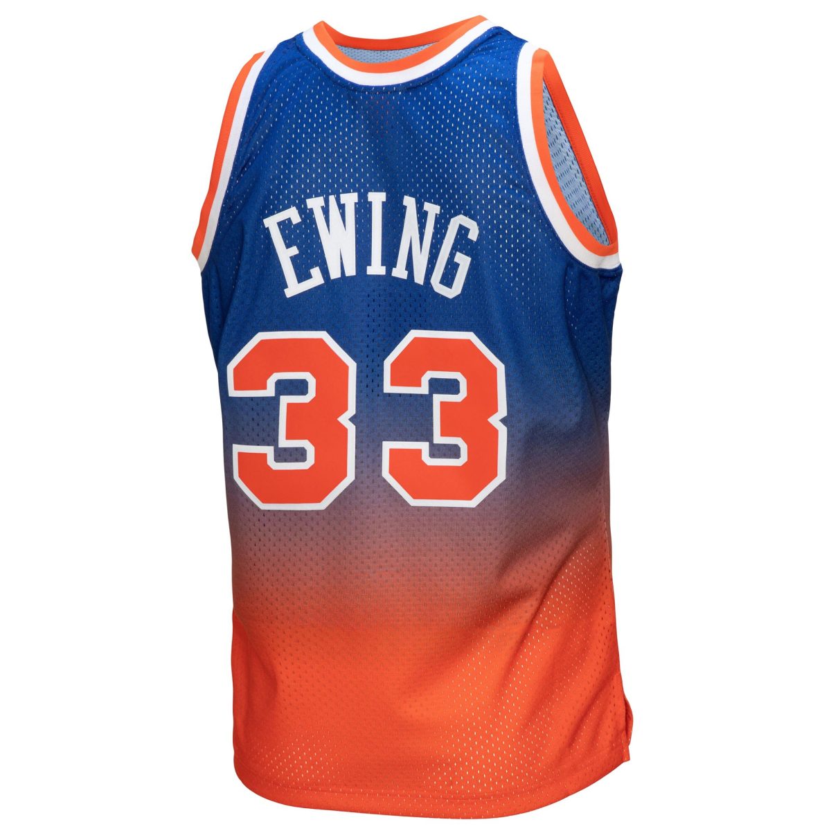NBA men8217s new york knicks patrick ewing mitchell amp ness orangeroyal 199192 hardwood classics fadeaway swingman player jersey Collection - Official Jerseys & Hats | NBA Store