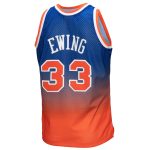 NBA men8217s new york knicks patrick ewing mitchell amp ness orangeroyal 199192 hardwood classics fadeaway swingman player jersey Collection - Official Jerseys & Hats | NBA Store
