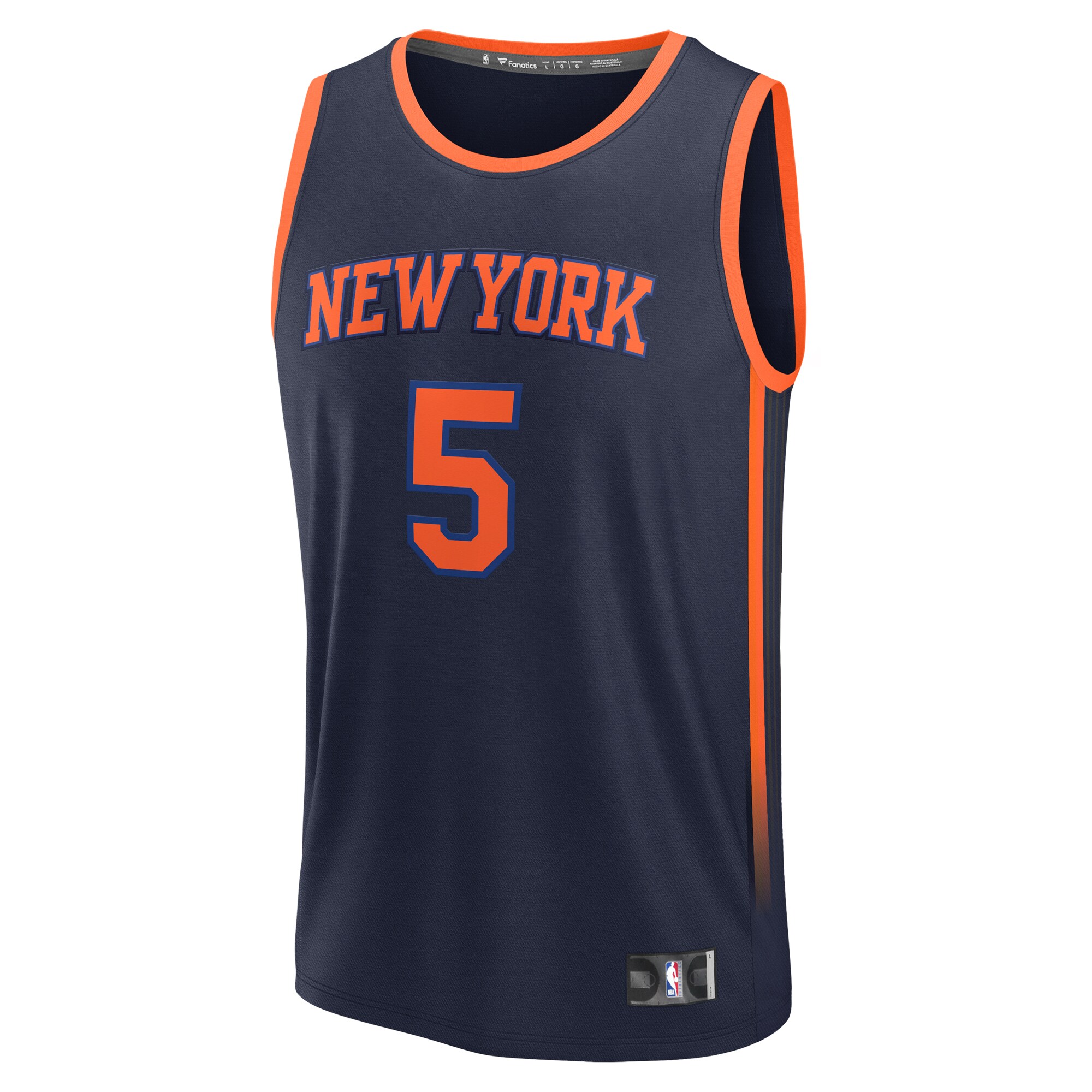 NBA men8217s new york knicks precious achiuwa fanatics navy fast break player jersey – statement edition Collection - Official Jerseys & Hats | NBA Store