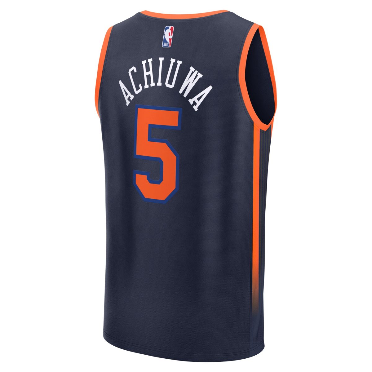 NBA men8217s new york knicks precious achiuwa fanatics navy fast break player jersey – statement edition Collection - Official Jerseys & Hats | NBA Store