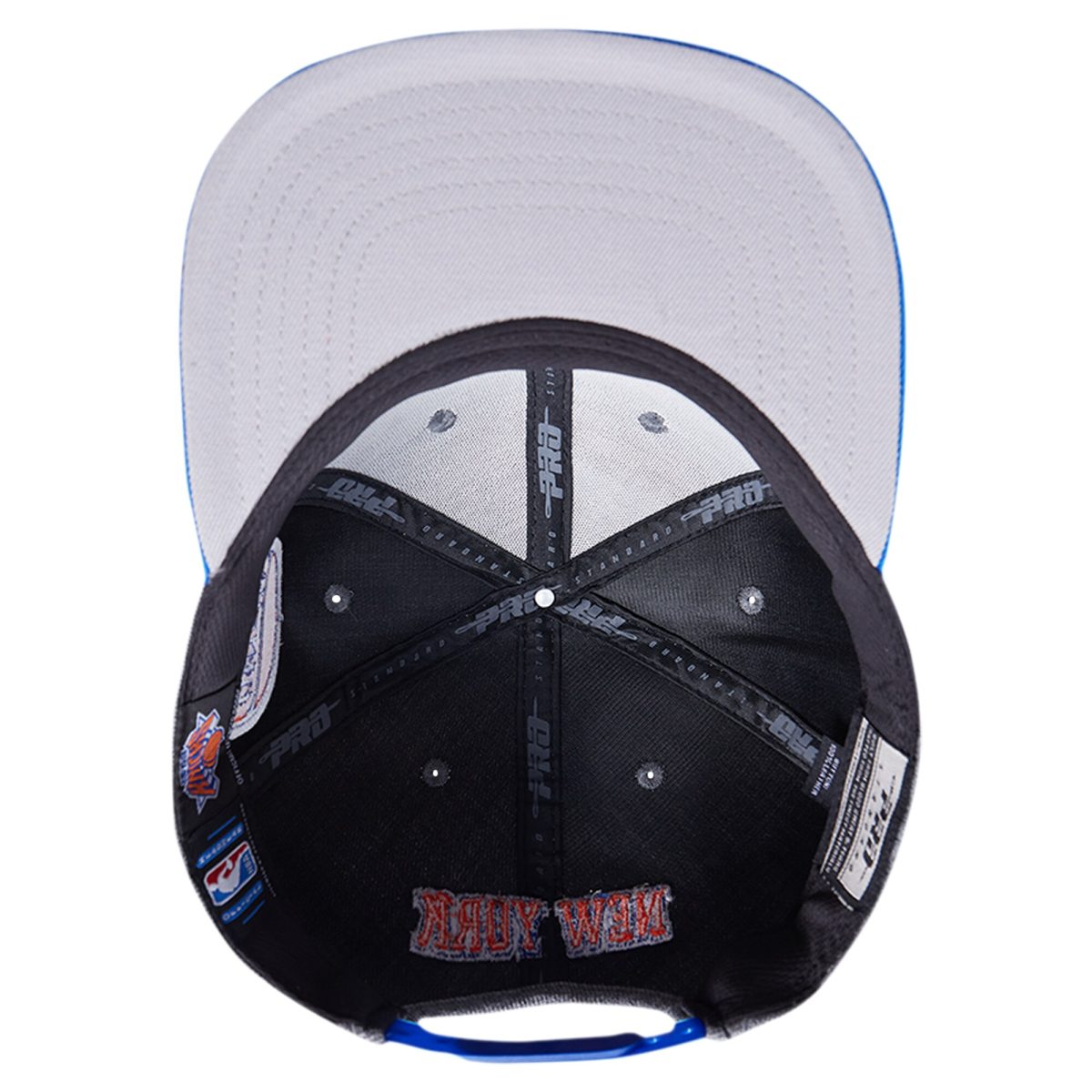 NBA men8217s new york knicks pro standard grayblue classic logo two-tone snapback hat Collection - Official Jerseys & Hats | NBA Store
