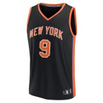 NBA men8217s new york knicks rj barrett fanatics black fastbreak jersey – city edition Collection - Official Jerseys & Hats | NBA Store