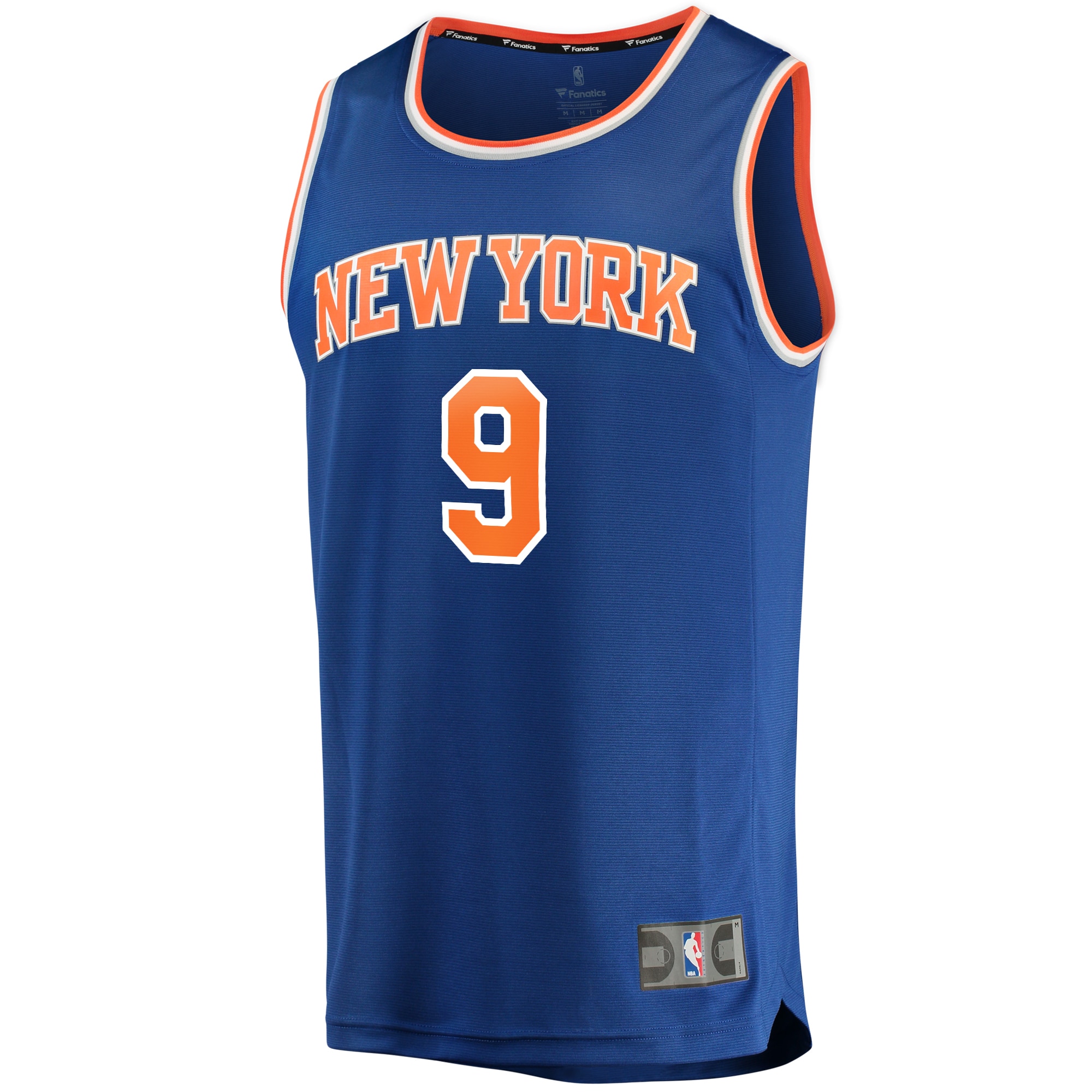 NBA men8217s new york knicks rj barrett fanatics blue replica fast break jersey – icon edition Collection - Official Jerseys & Hats | NBA Store