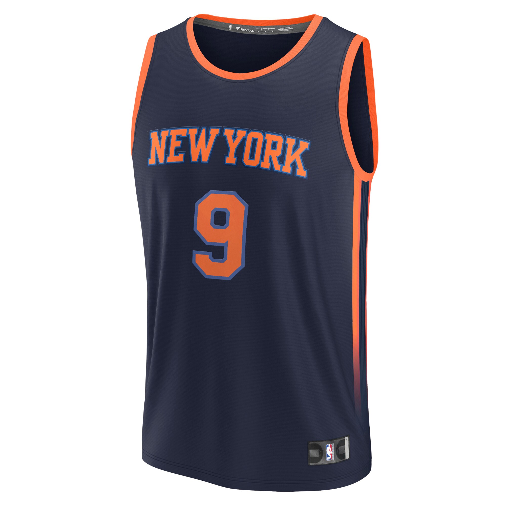 NBA men8217s new york knicks rj barrett fanatics navy fast break replica player jersey – statement edition Collection - Official Jerseys & Hats | NBA Store