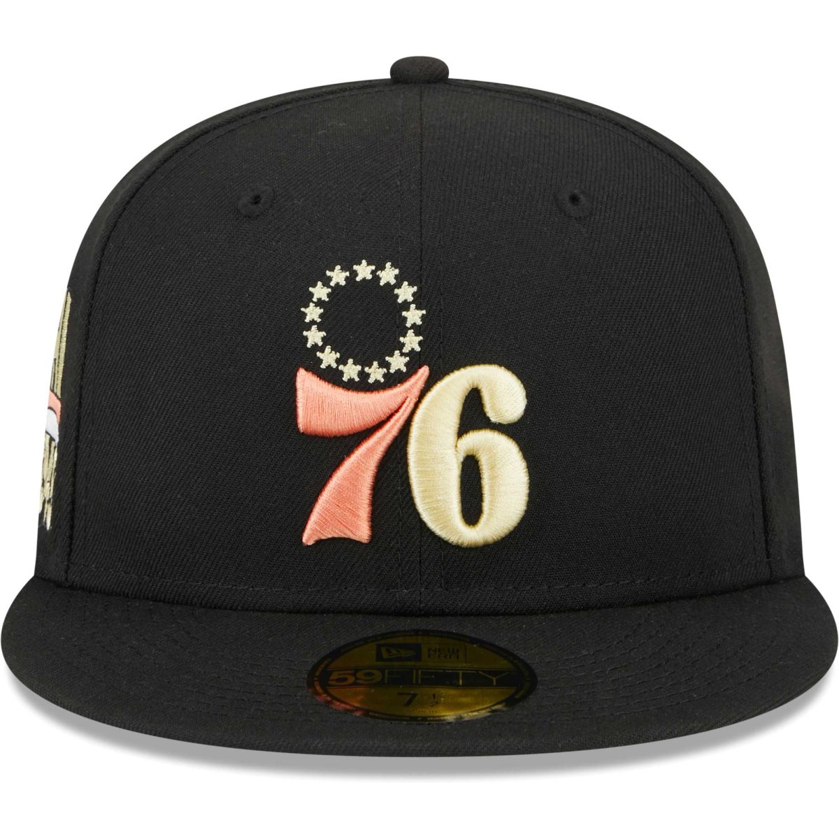 NBA men8217s philadelphia 76ers new era black floral side 59fifty fitted hat Collection - Official Jerseys & Hats | NBA Store
