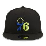 NBA men8217s philadelphia 76ers new era black neon pop 9fifty snapback hat Collection - Official Jerseys & Hats | NBA Store