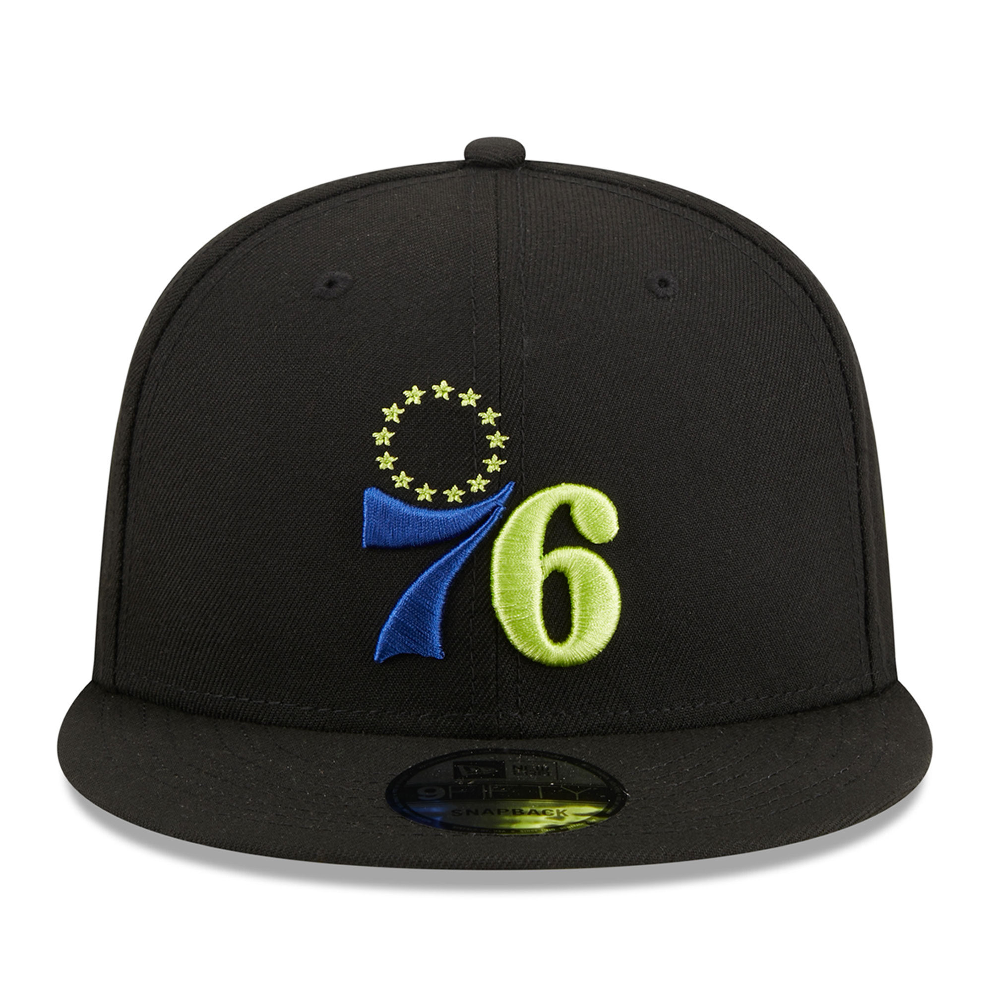 NBA men8217s philadelphia 76ers new era black neon pop 9fifty snapback hat Collection - Official Jerseys & Hats | NBA Store