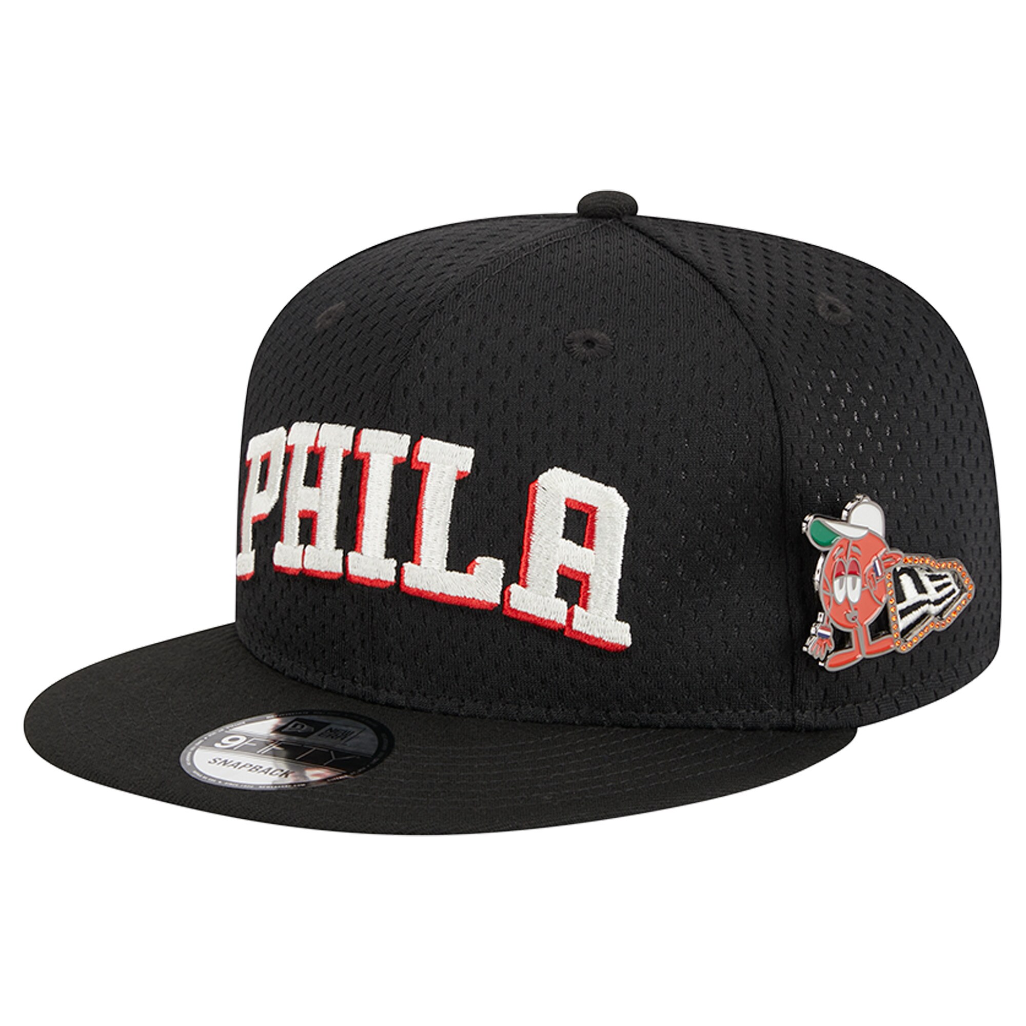 NBA men8217s philadelphia 76ers new era black post-up pin mesh 9fifty snapback hat Collection - Official Jerseys & Hats | NBA Store