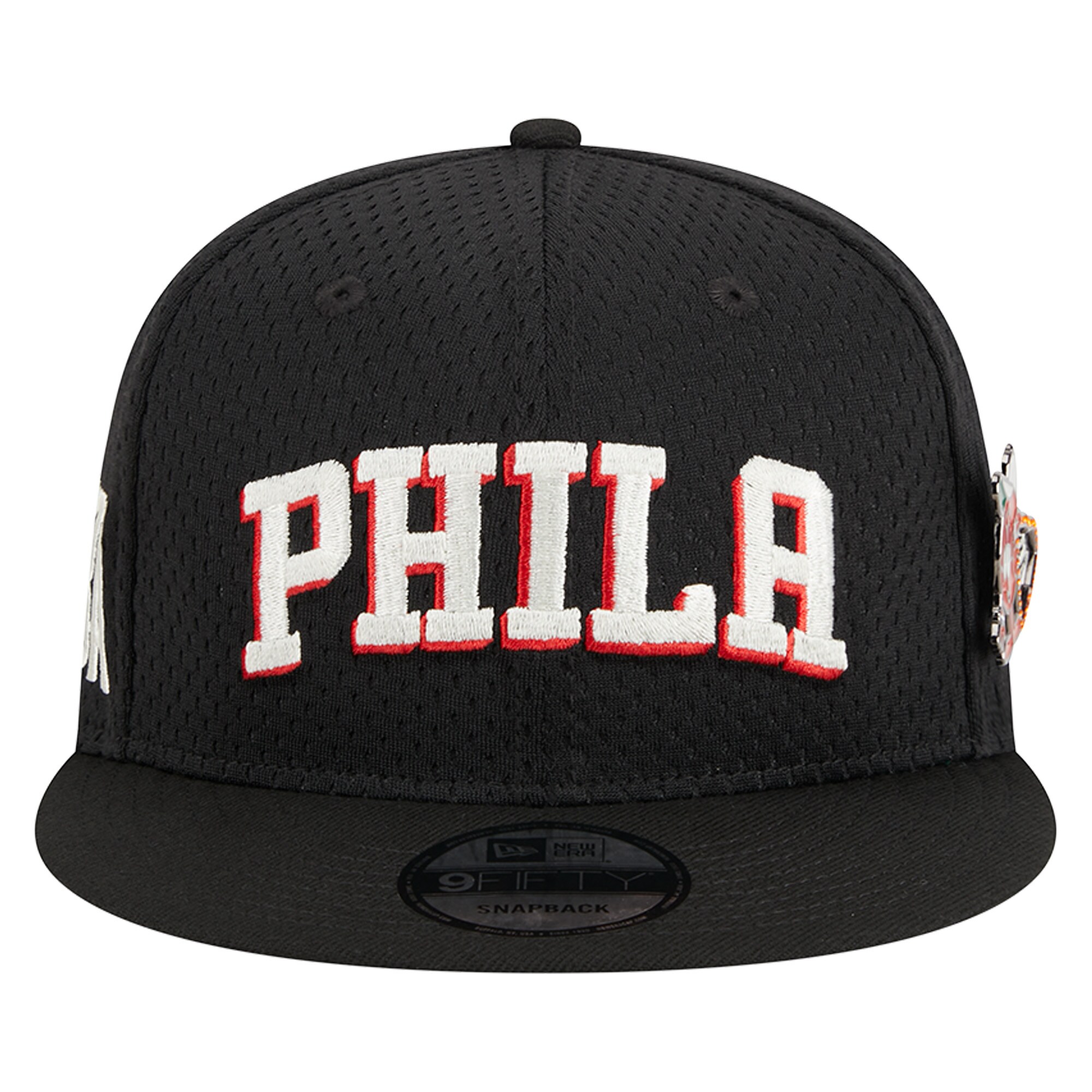 NBA men8217s philadelphia 76ers new era black post-up pin mesh 9fifty snapback hat Collection - Official Jerseys & Hats | NBA Store