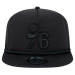 NBA men8217s philadelphia 76ers new era black tone foam meshback golfer snapback hat Collection - Official Jerseys & Hats | NBA Store