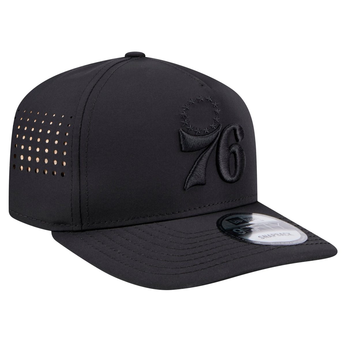 NBA men8217s philadelphia 76ers new era black vented 9fifty a-frame snapback hat Collection - Official Jerseys & Hats | NBA Store